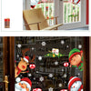 Christmas Window Sticker Merry Christmas Decorations For Home 2024 Cristmas Ornament Xmas Navidad Natal Gifts New Year 2025