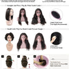 Swupod 200 Density Full 13x4 13x6 HD Lace Front Wig for Women Remy Human Hair Deep 4x4 Frontal Wig 27#Light Brown Color Glueless