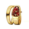 Classic Snake Shape Watch For Women Gold Silver Scaleable Bracelet Womens Watches Bling Diamonds Quartz Ladies Wristwatch
