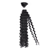 Synthetic Curly Deep Wave Bulk hair For Braiding 20inch No Weft Deep Wave For Braiding Micro Faux Braiding Hair for Boho Braids