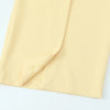 TRAFZA Women Fashion Suit Yellow V-Neck Sleeveless Belt Sngle Breasted Tops+High Waist Pocket Belt Long Skirts Female Summer Set