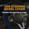 Bling Car Steering Wheel Cover W/ Crystal Diamond Sparkling Car Suv Rhinestones Steering Wheel Protector Vehicle Auto Decoration