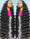 30 40 Inch Loose Deep Wave 13x6 HD Lace Frontal Human Hair Wig Brazilian 13x4 Curly Human Hair Lace Front Wigs Pre Plucked 250%