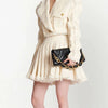 TWOTWINSTYLE Solid Temperament Blazers For Women Notched Collar Long Sleeve Patchwork Single Button Vintage Blazer Female Style