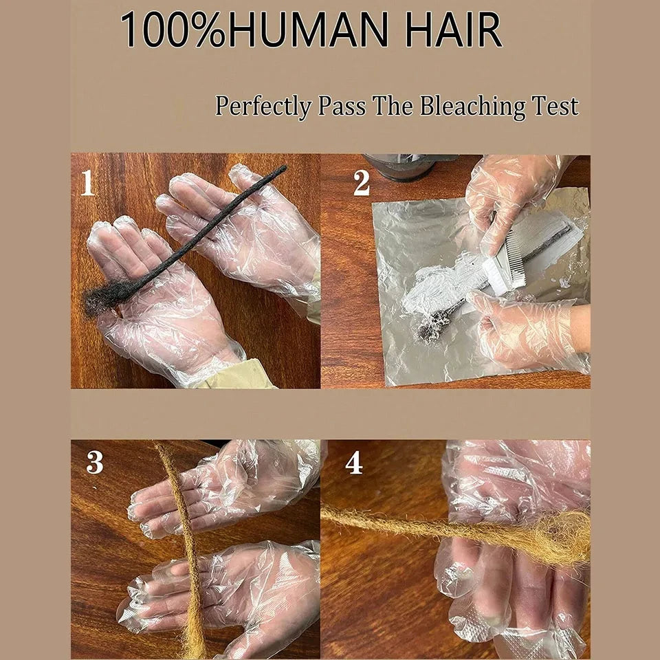Human Hair Dreadlock Extentions Deep Goddess Human Hair Dread Loc Color Goddess Braids Hair For Black Goddes Loc Youmay Virgin