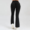 Women Flare Pocket Leggings High Waist Sport Yoga Pants Quick Dry Breathable Leggings Outfit Fitness Gym Clothes Sportwear Pant