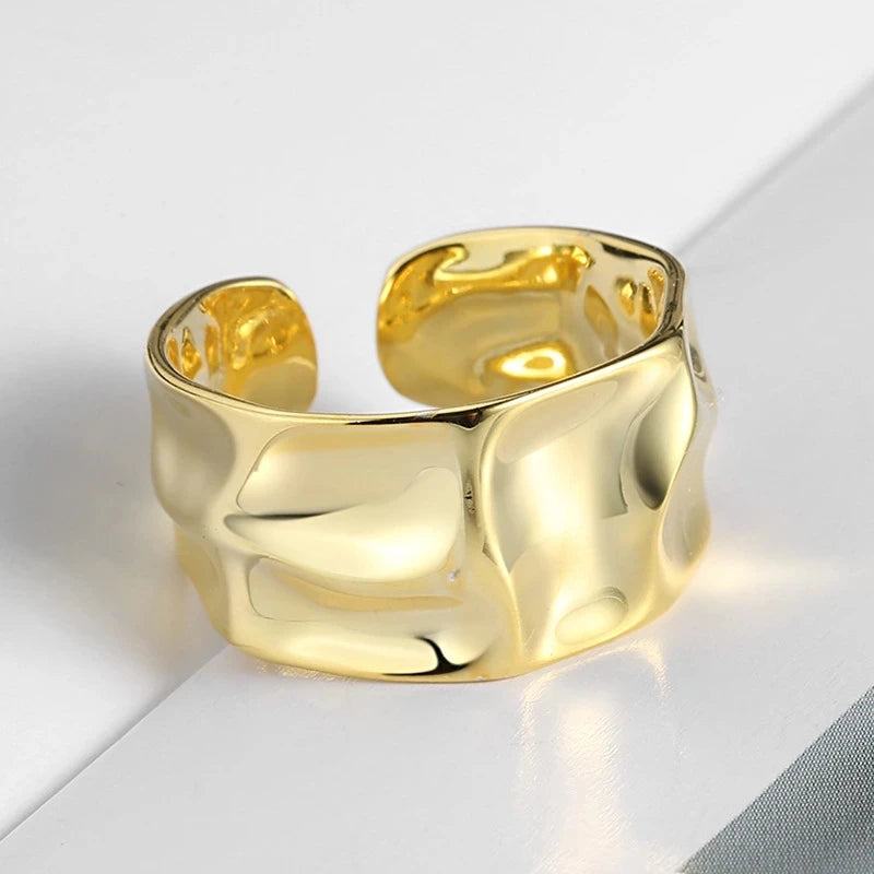 Vintage 925 Sterling Sivler Buckle Engagement Rings for Women Couples New Fashion Creative Geometric Handmade Party Jewelry Gift