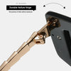 New Unique Women Fashion Sunglasses Retro Unique Lens Special Shades UV400 Men Punk Oversized Sun Glasses UV400