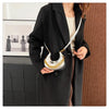 2024 Autumn Winter Mini Crossbody Bags For Women Luxury Half Moon Handbags For Ladies Purse Handle Bags Female Small Bag