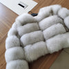 2025 MAOMAOKONG Natural Real Fox Fur Coat Women Winter Long Sleeve Luxury Raccoon Fur Jackets Thick Top Female Furry Coat Vest