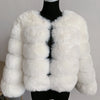 Damenmode Kunstpelzmantel superheiß Herbst Winter Damen kurze Kunstfuchsjacke flauschig hohe Qualität 7XL Damen Pelzmäntel