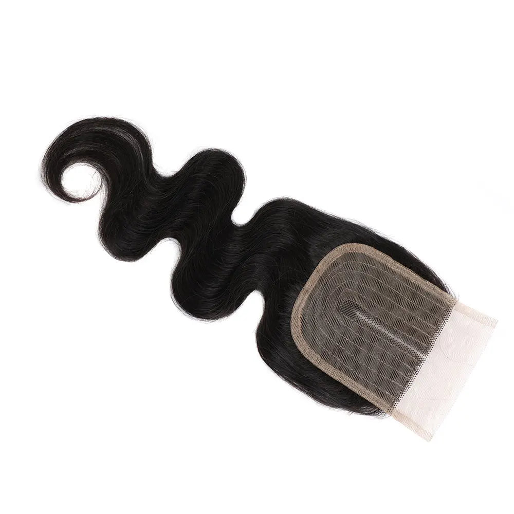 4x4x1 T Lace Body Wave Closure Human Hair  Middle Part Body Wave Human Hair Closure for Women  Preplucked Cheap Hairpieces