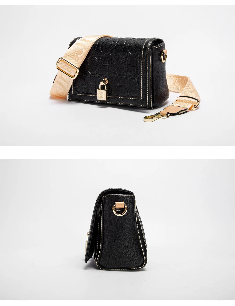 Fashionable Classic Light Luxury Design Exquisite Craftsmanship Women's New Shoulder Bag Letter PU Material Crossbody Bag