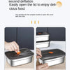 Stainless Steel Camping Lunch Box Sealed Leak-proof Bento Box Microwave Suitable Large Capacity Refrigerator Freezer Storage Box