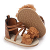 Summer Cool Baby Girl Sandals Fashion Newborn Sandal Idyllic Flower Soft Anti-slip Toddler Rubber Sole Comfortable Shoes