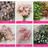 41CM 7 Forks Silk Screen Diamond Rose Artificial Flower Wedding  Living Room Decoration Road Guide Bouquet, Artificial Flower