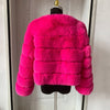 Damenmode Kunstpelzmantel superheiß Herbst Winter Damen kurze Kunstfuchsjacke flauschig hohe Qualität 7XL Damen Pelzmäntel