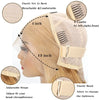 210% Density Vietname Super Double Drawn Bone Straight 13x4 Frontal Bob Wig with 100% Human Hair 613 Honey blond For Black Women