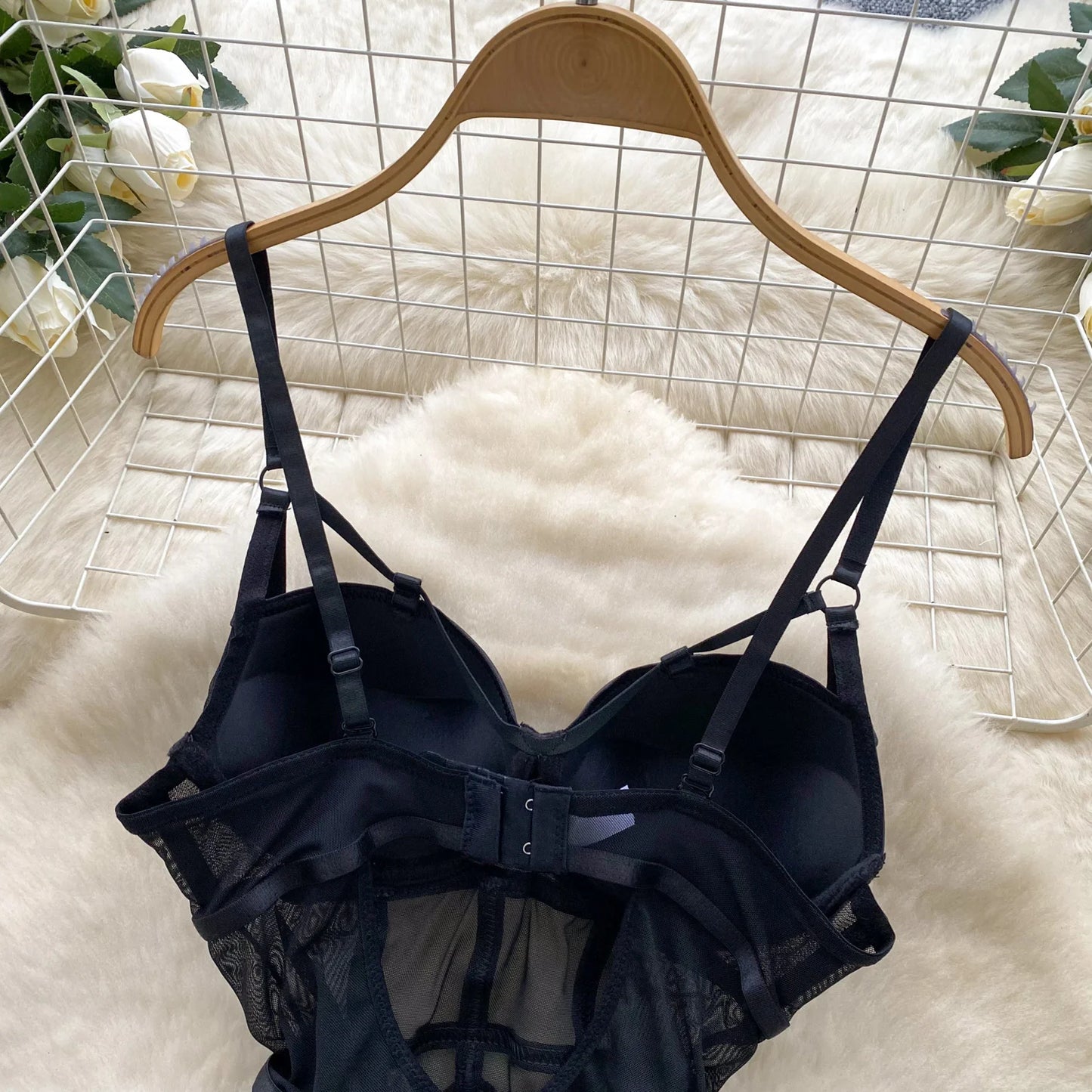SINGREINY Women Corset Slim Sexy Bodysuits Sleeveless Gauze Short Playsuits Fashion Open crotch Underwear Camis Solid Rompers