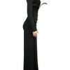 Temperament Women's Dresses Sexy Single Shoulder Feather Patchwork Long Straps Mini Dress Chic Solid Bodycon Party Dress Outfits