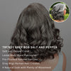 Natural Wave Gray Short Bob Salt And Peppe Glueless Closure Lace Wig Brazilian Human Hair Ready to Wear Lace Wigs For Women