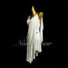 Neondancer New Women's Latin Dance Clothing Rumba Performance Competition Clothing Mesh Fabric Latin Long Dress