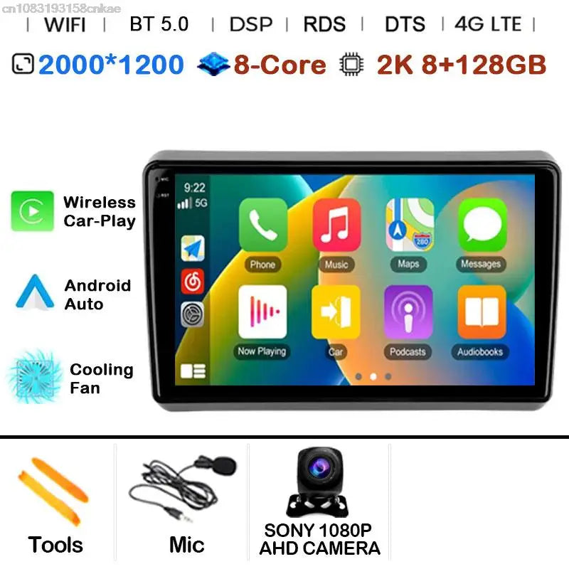Car Radio Android 14 For Dodge Dart 2012 - 2016 GPS Carplay Multimedia Player DSP BT 2din Head Unit Audio Navigation Stereo Auto