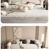 Nordic Combination Bedroom Coffee Table Simple Light Luxury Household Cream New Round Living Room Modern Small Apartment