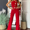 Elegant Jumpsuit for Women Dressy Sexy Off Shoulder Wide Leg Pant Suit One Piece Party Outfits