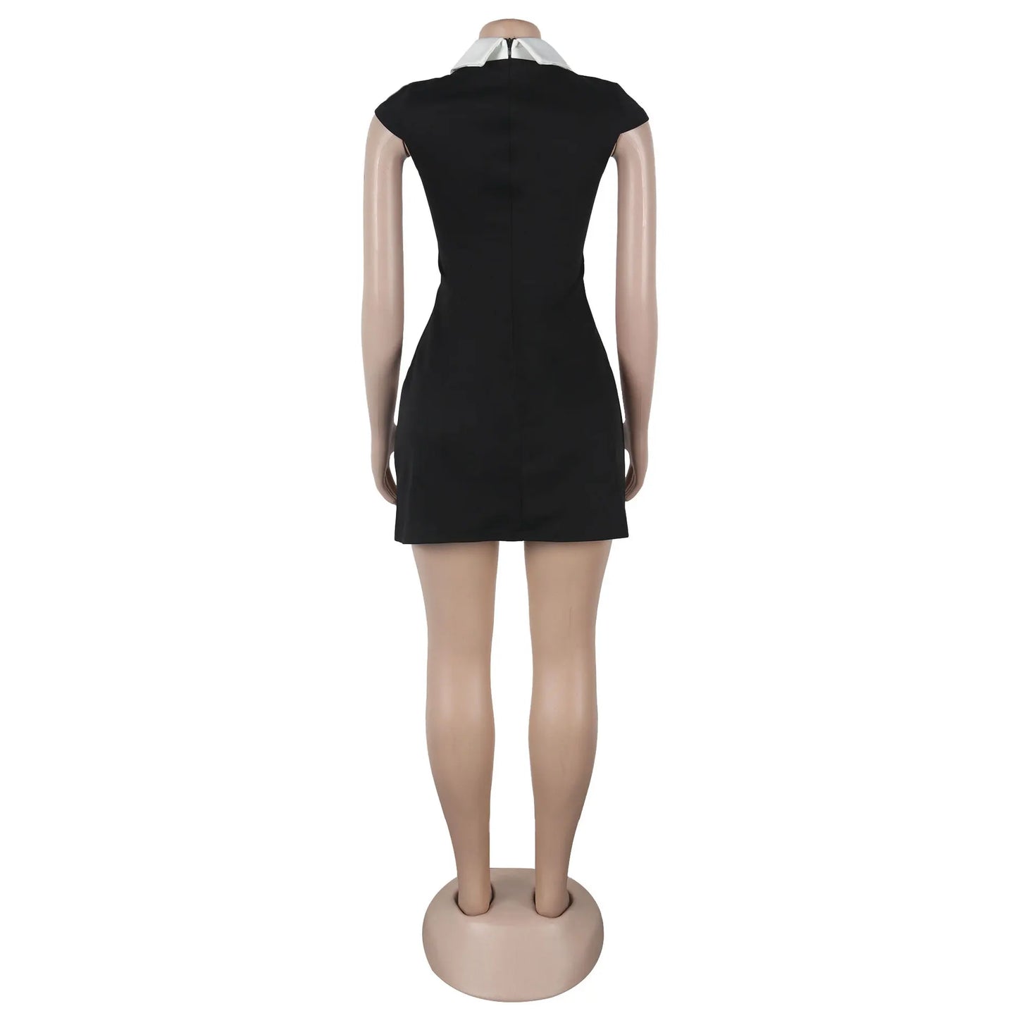 Ladies Streetwear Sleeveless Bodycon Dress 2024 Summer Autumn Women Mini Dresses Women Sweatshirts White Black Dress Clothing