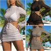 Bikini Swimsuit 2025 New Sexy Slim Fit Backless Swimsuit Hanging Neck Small Lace Split Swimsuit