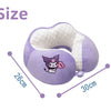 Lovely Kuromi My Melody U-shaped Neck Pillow Kawaii Japanese Style Cinnamoroll Travel Nap Pillow Skin Friendly Thickened Girl