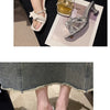 2024 Summer New Velcro Casual Roman Beach Sandals Plus Size 36-43 Thick Soled Outer Wear Sandals