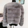 Damenmode Kunstpelzmantel superheiß Herbst Winter Damen kurze Kunstfuchsjacke flauschig hohe Qualität 7XL Damen Pelzmäntel