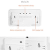 LED Digital Wall Clock Temperature Date Week Display Table Alarm Clocks Voice Control Electronic Clock Brightness Adjustment