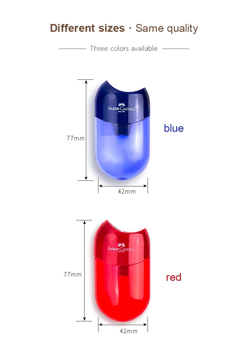 1Pc Double Hole Pencil Sharpener Transparent Pen Knife Kid Student Cutting Manual Pencil Sharpener Stationery School Supplies