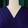 2024 summer new short sleeve V-neck waist solid color Tunle pencil skirt dress