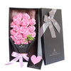18Pcs/Box Soap Flower Bouquet Beautiful Flora Scented Bath Soap Flower in Gift Box for Anniversary Valentine's Day Mother Day