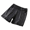 2023 Sexy Womens Shorts Shiny Elastic High Waist Shiny Faux PU Leather Short Pants Slim Hot Dance Clubwear Mini Shorts