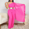 Elegant Women One Shoulder Jumpsuit with Belt Long Sleeve Spring Summer Plus Size One Piece Fashion Sexy Ladies Rompers 2024