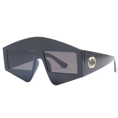 Y2K Luxury Brand Designer Oversized Triangle Sunglasses Women For Men 2024 Vintage Punk Sun Glasses Big Frame Popular Shades