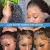 Loose Deep Wave Short Bob Human Hair Frontal Wigs Curly 13x4 4x4 Transparent Lace Front Wig 180 Density Brazilian Remy For Women