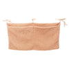New Thick Plush Baby Crib Hanging Storage Bag Portable Double Pockets Newborn Cot Toy Organizer Bag Bed Headboard Storage Pouch