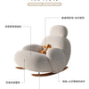 Fluffy White Living Room Chair Modern Cute Floor Ergonomic Living Room Chair Lounge Recliner Meuble Salon Home Furniture