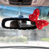 Adorable Rabbit Car Rearview Mirror Cover Cute Creative Korean Character Mirror Cartoon Reversing Decoration Female