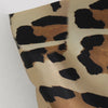 TRAFZA 2024 Women Fashion Leopard Print Skirt Vintage High Waist Midi Skirts Elegant Women Summer Casual Streetwear Skirt