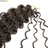 Beach Curl Crochet Hair Gogo Curl Crochet Hair 18 Inch Ombre Brown Blonde Bug Ginger T30 Synthetic Deep Wave Twist Crochet Braid