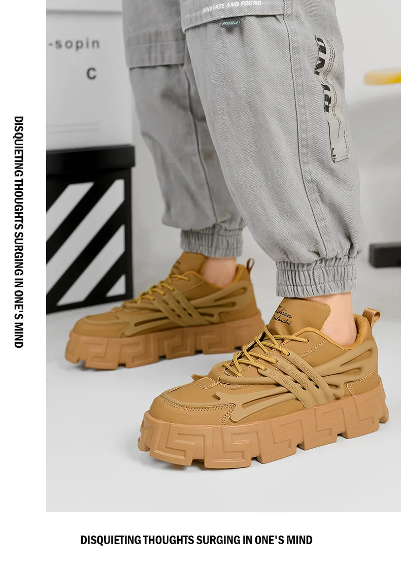 Casual Shoes For Men Street Style Walking Shoes Sneakers Thick Bottom Running basketball Shoes Male 2023 Vulcanized Sneakers Men