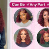 Brazilian Deep Wave 99J Burgundy Lace Front Human Hair Wig 13x4 Deep Curly Short Bob Wigs Human Hair Red Colored Water Wave Wigs