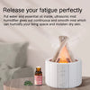 KINSCOTER Simulated Flame Aroma Diffuser Bonfire Air Humidifier Ultrasonic Cool Mist Maker Fogger LED Essential Oil Lamp Difusor